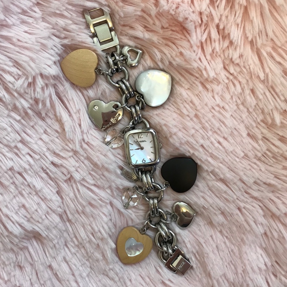 Fossil Heart Bracelet Watch